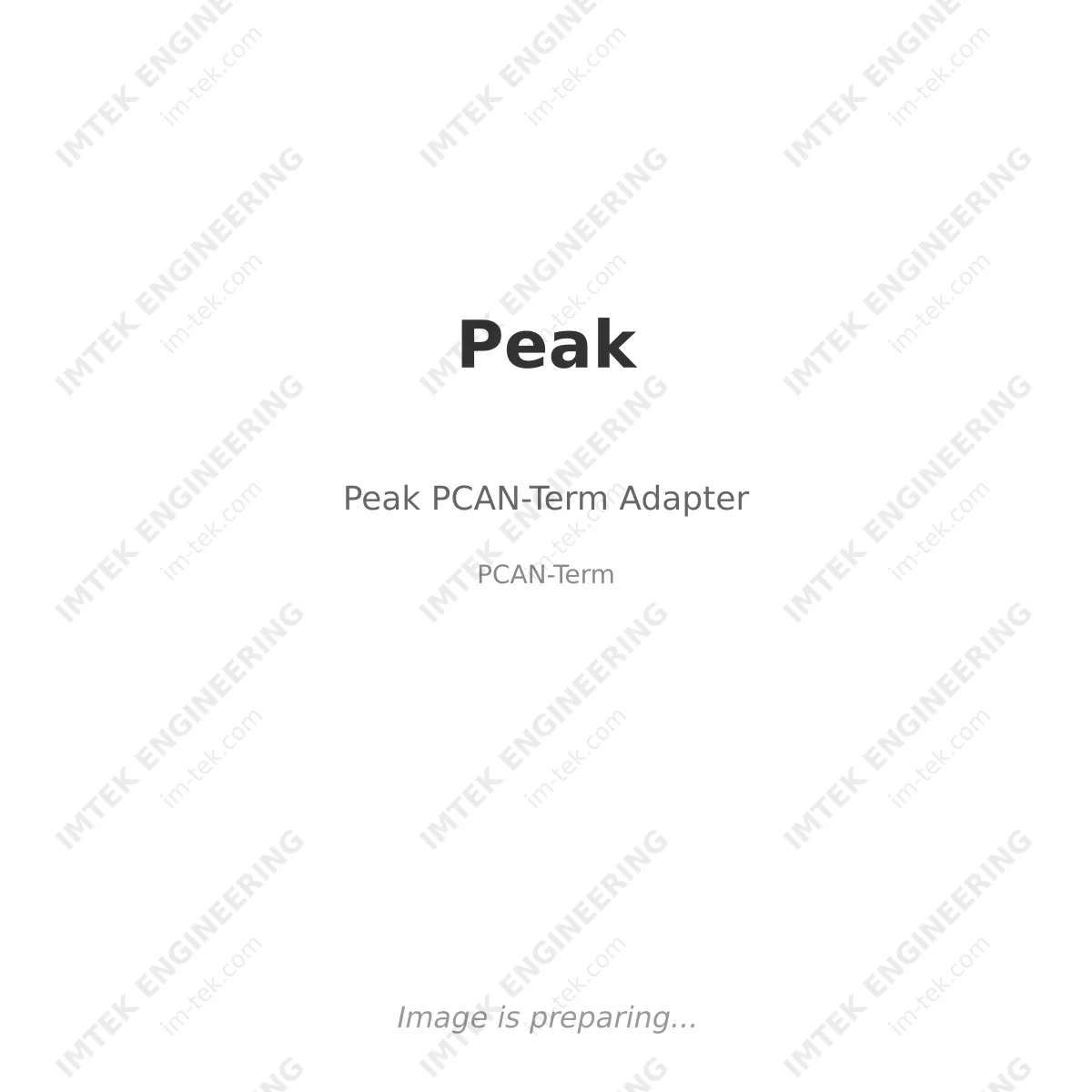 Peak Peak PCAN-Term Adapter - PCAN-Term