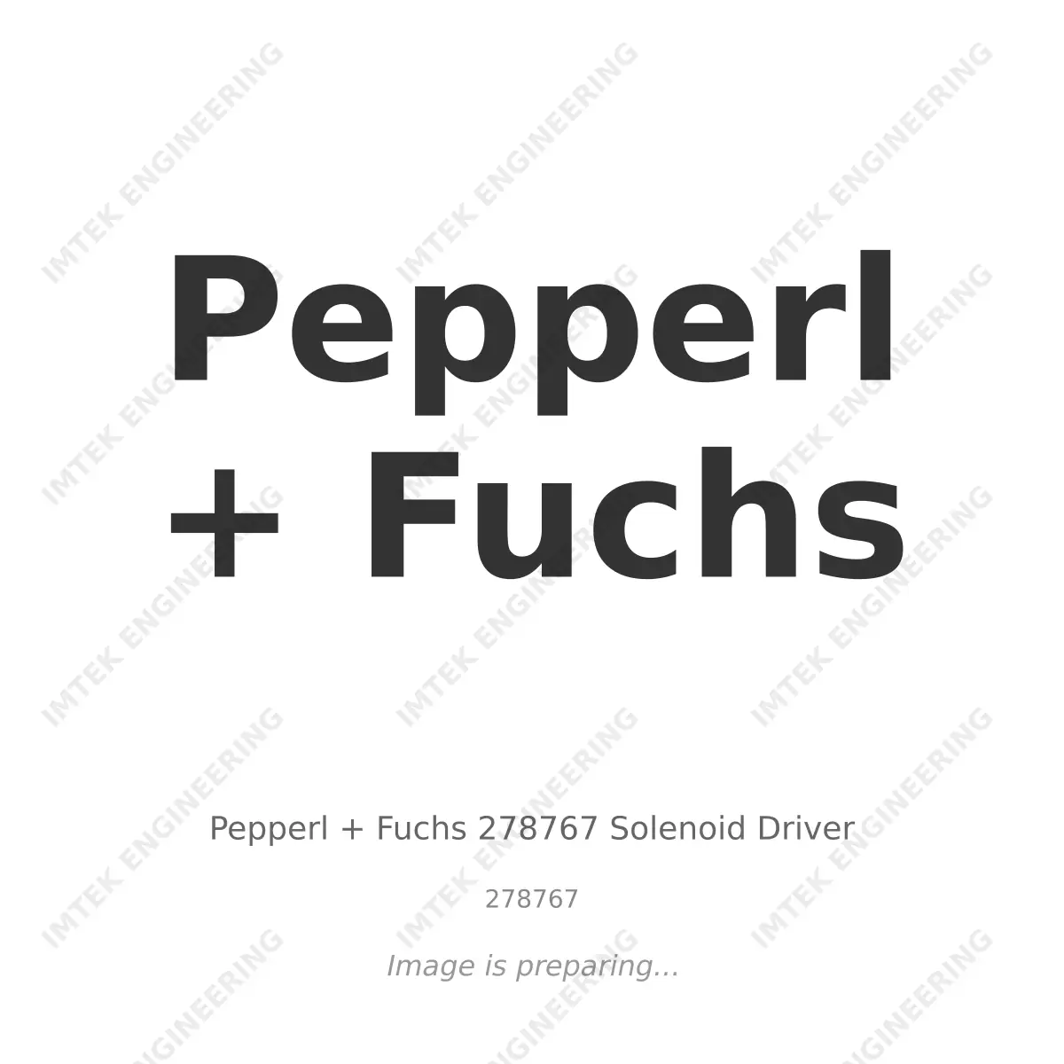 Pepperl + Fuchs Pepperl + Fuchs 278767 Solenoid Driver - 278767