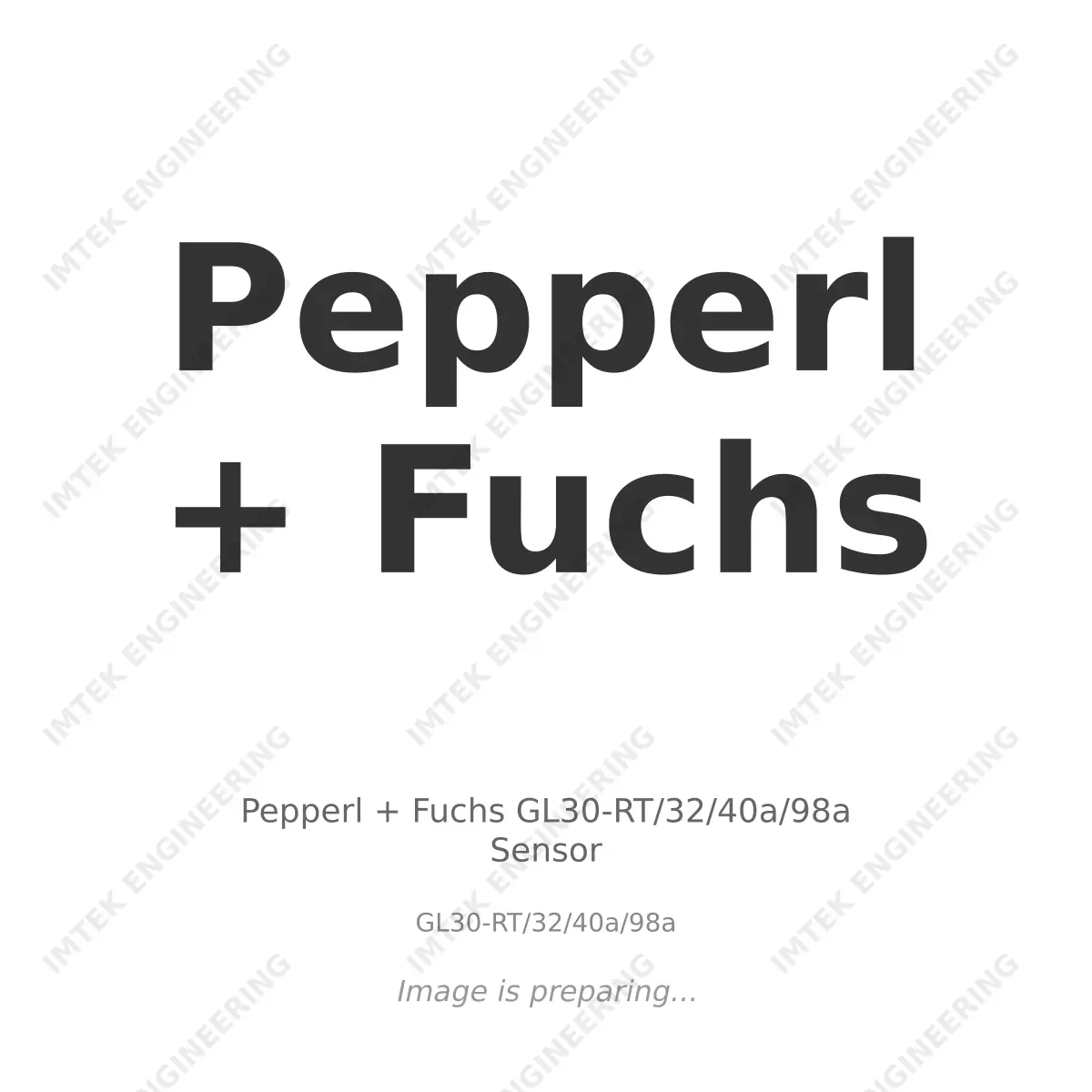 Pepperl + Fuchs Pepperl + Fuchs GL30-RT/32/40a/98a Sensor - GL30-RT/32/40a/98a