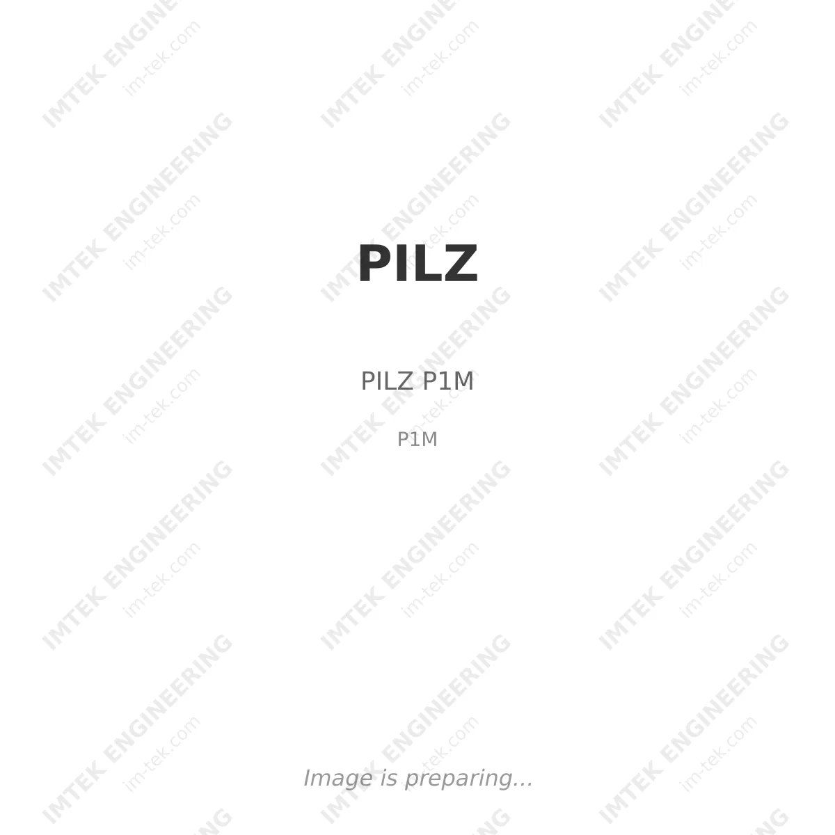PILZ - PILZ P1M PILZ PILZ P1M - P1M