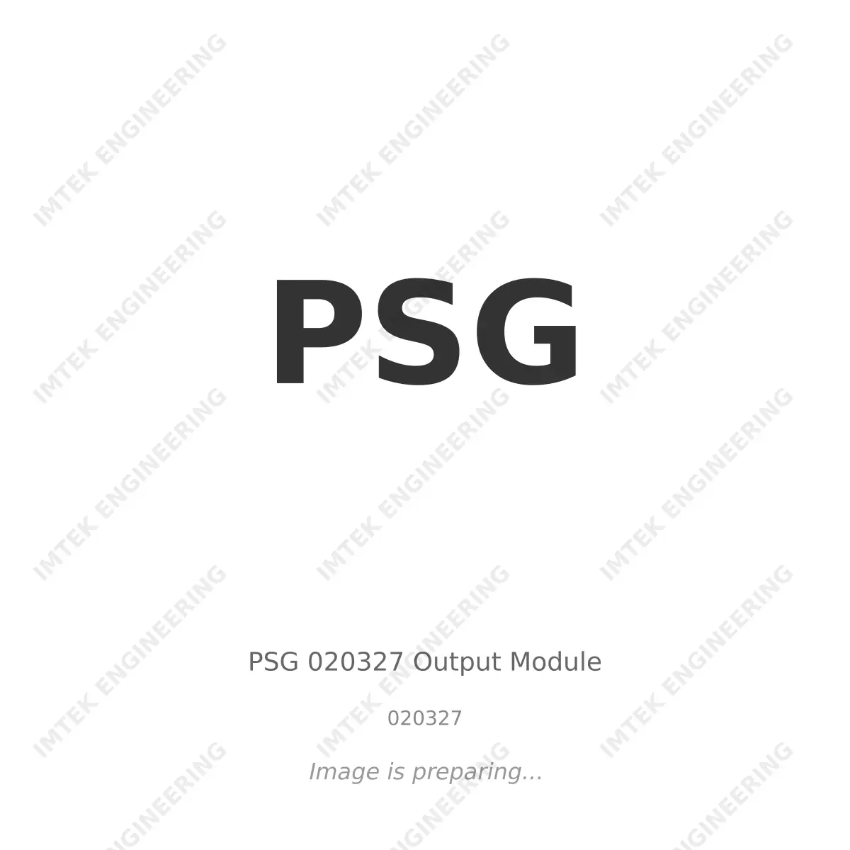 PSG PSG 020327 Output Module - 020327