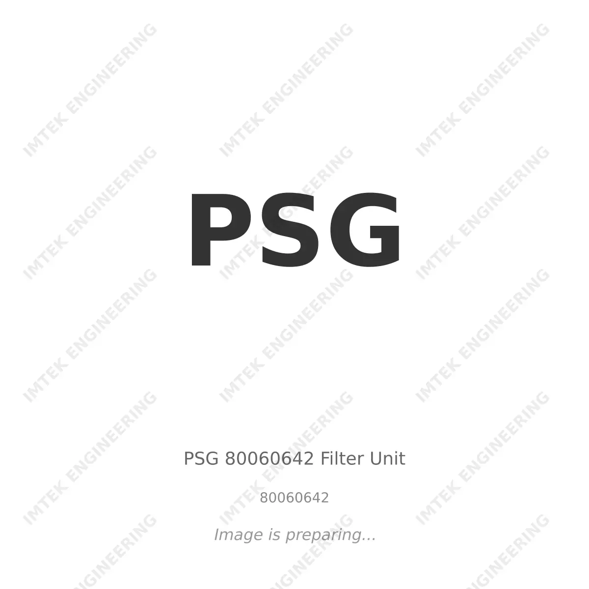 PSG PSG 80060642 Filter Unit - 80060642