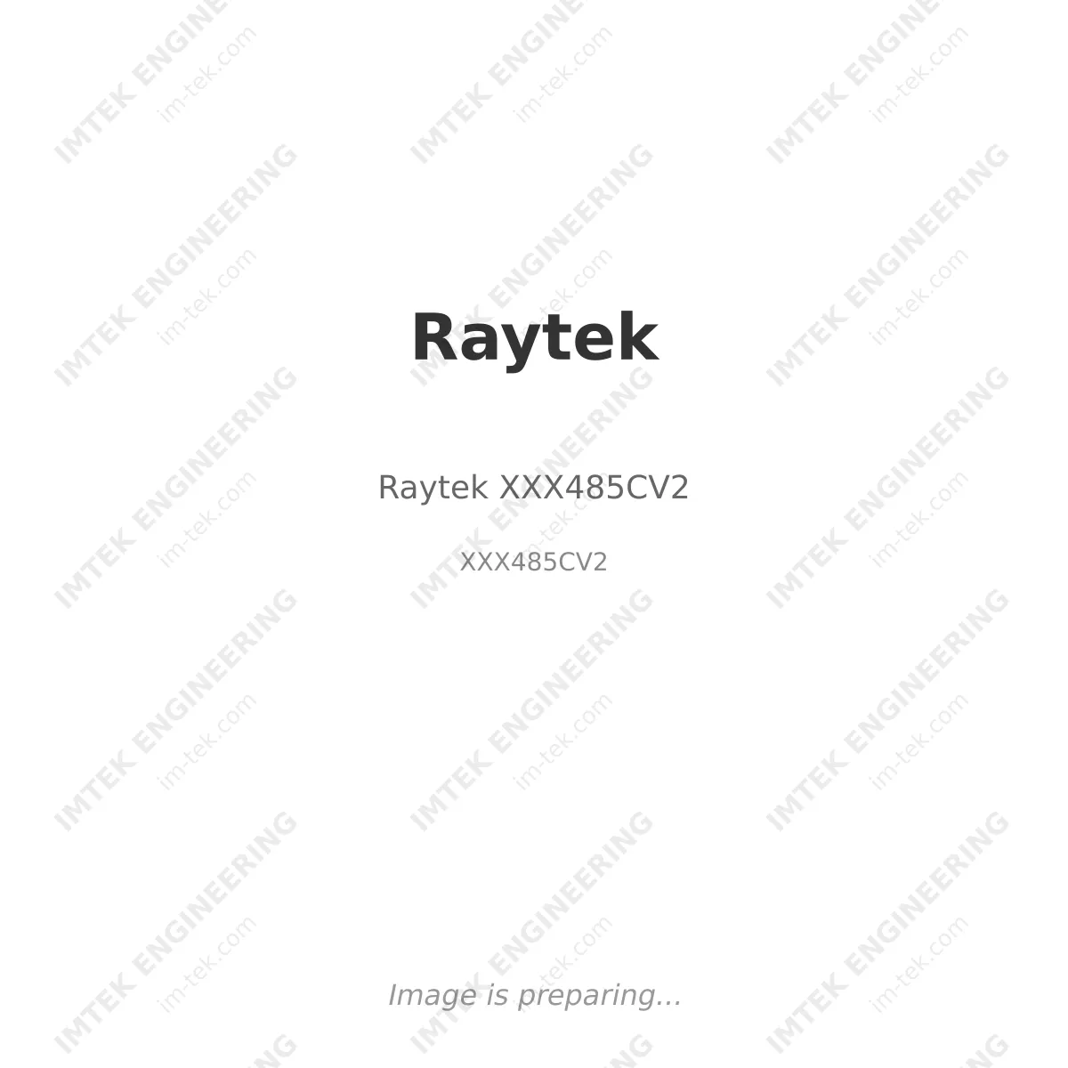 Raytek Raytek XXX485CV2 - XXX485CV2