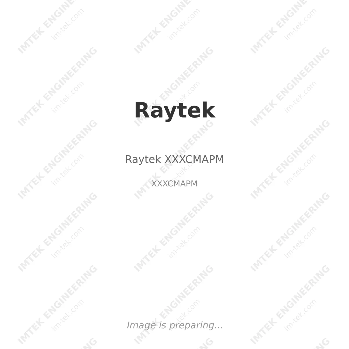 Raytek Raytek XXXCMAPM - XXXCMAPM