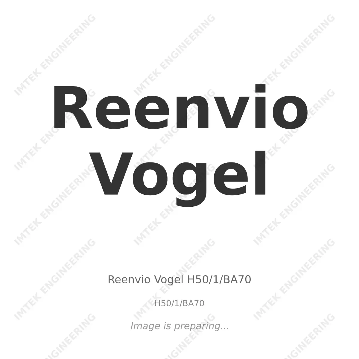 Reenvio Vogel Reenvio Vogel H50/1/BA70 - H50/1/BA70