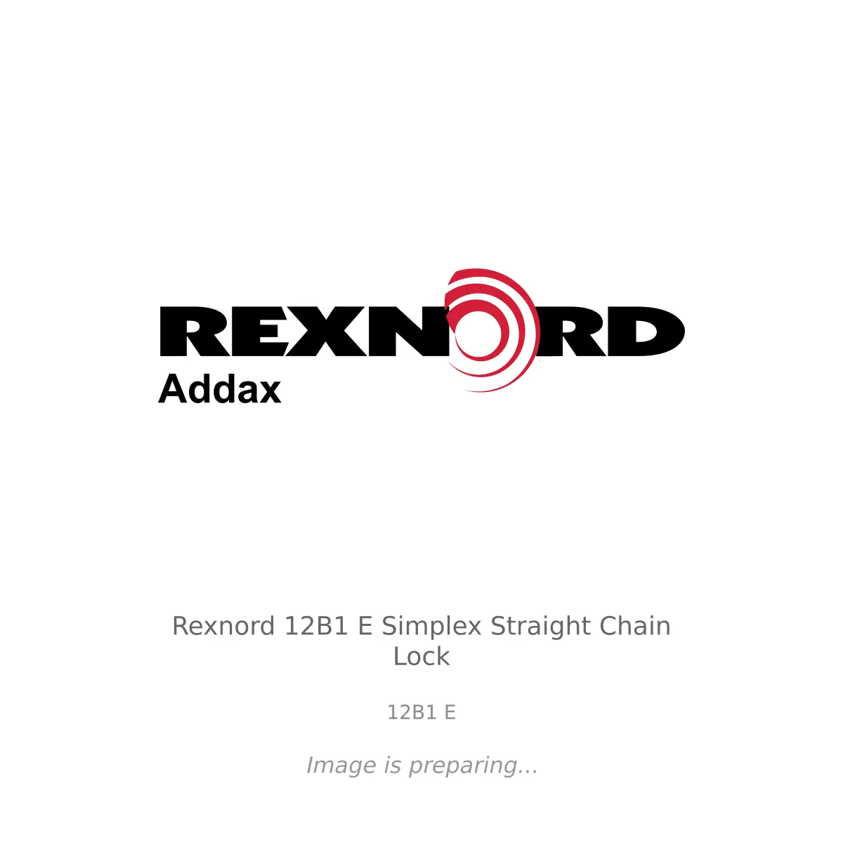 Rexnord Rexnord 12B1 E Simplex Straight Chain Lock - 12B1 E