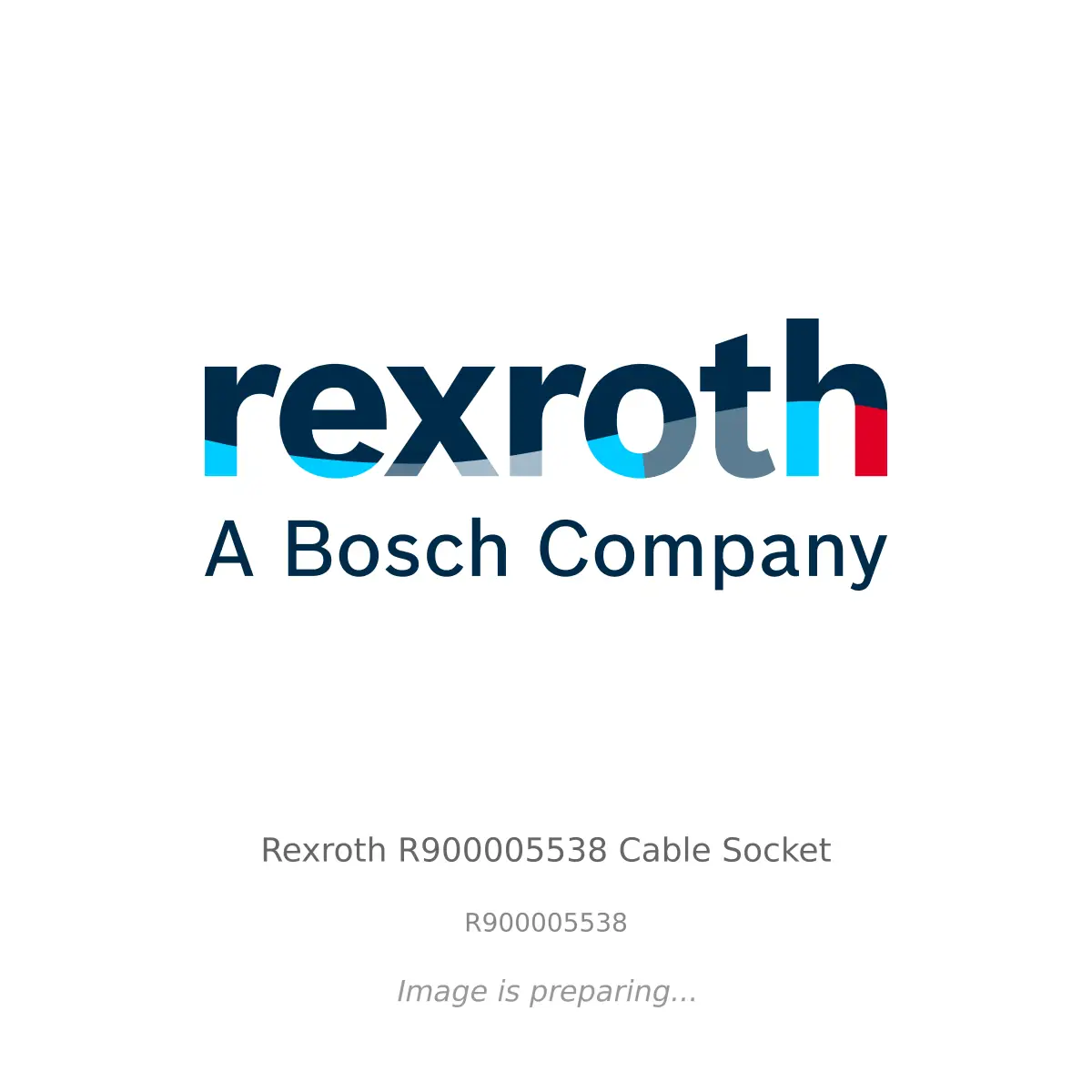 Rexroth Rexroth R900005538 Cable Socket - R900005538