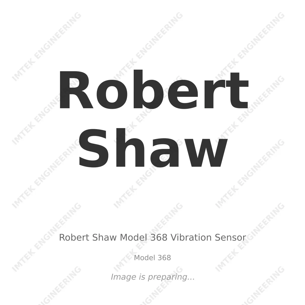 Robert Shaw Robert Shaw Model 368 Vibration Sensor - Model 368