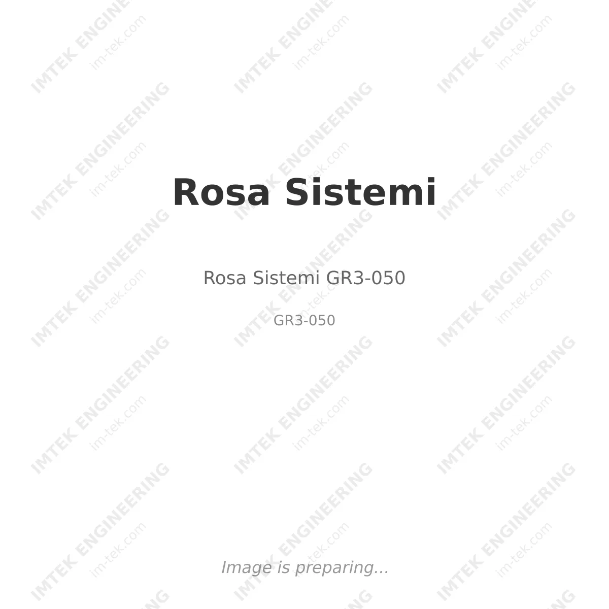 Rosa Sistemi Rosa Sistemi GR3-050 - GR3-050