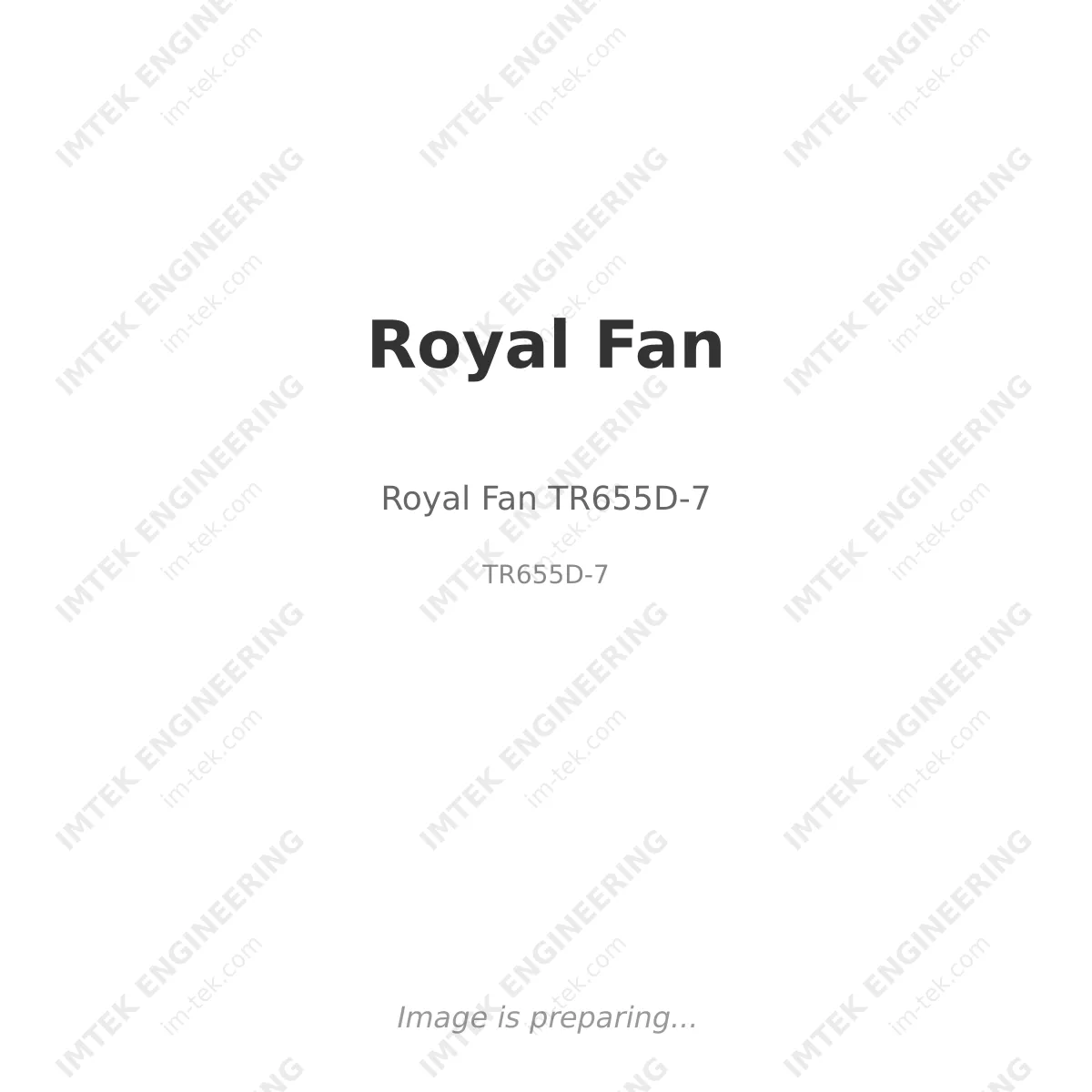 Royal Fan Royal Fan TR655D-7 - TR655D-7