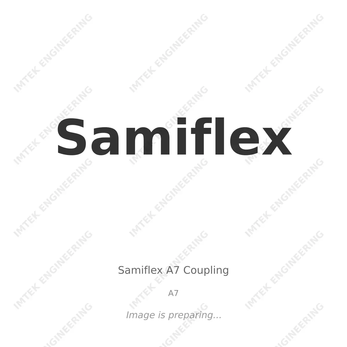 Samiflex Samiflex A7 Coupling - A7