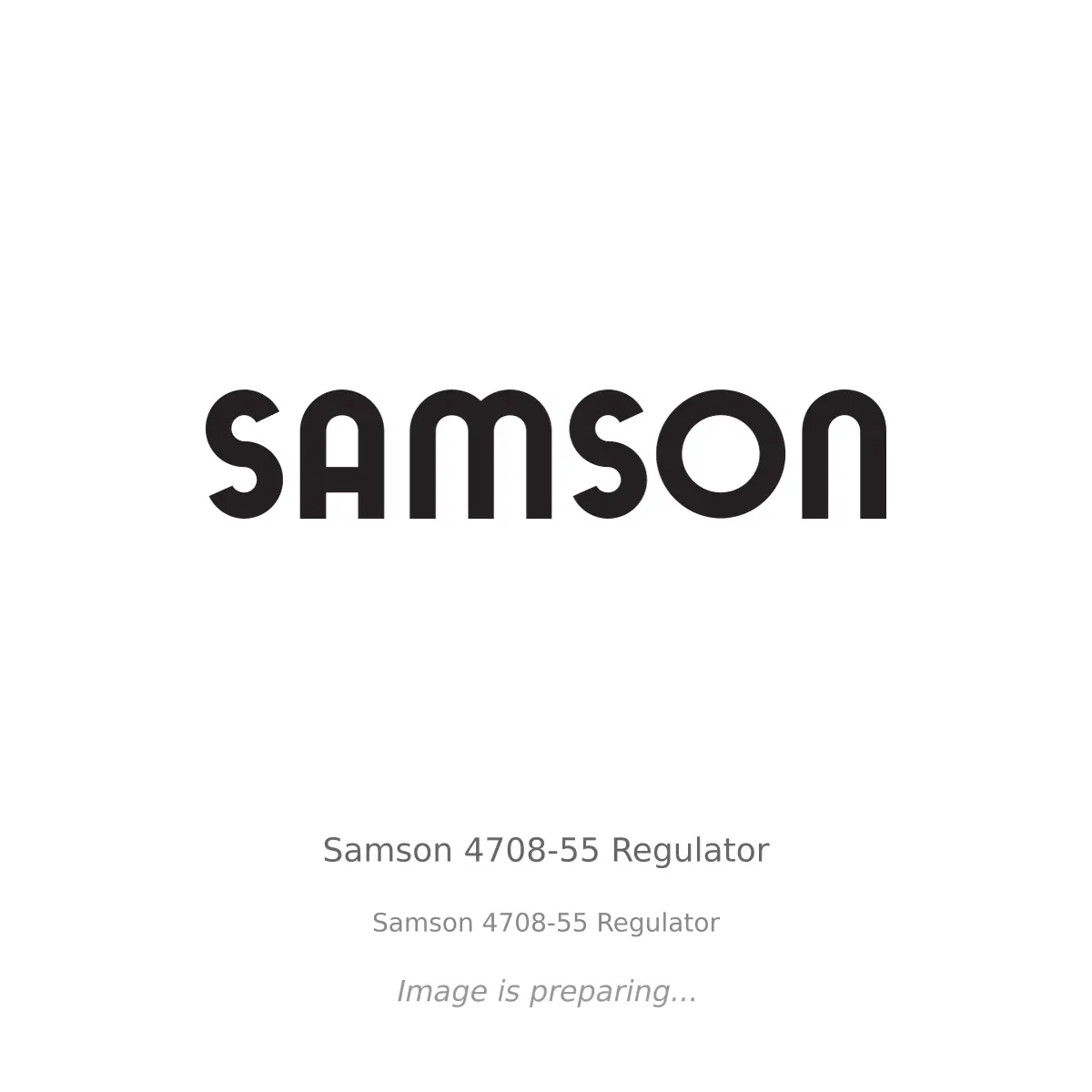 Samson Samson 4708-55 Regulator - Samson 4708-55 Regulator