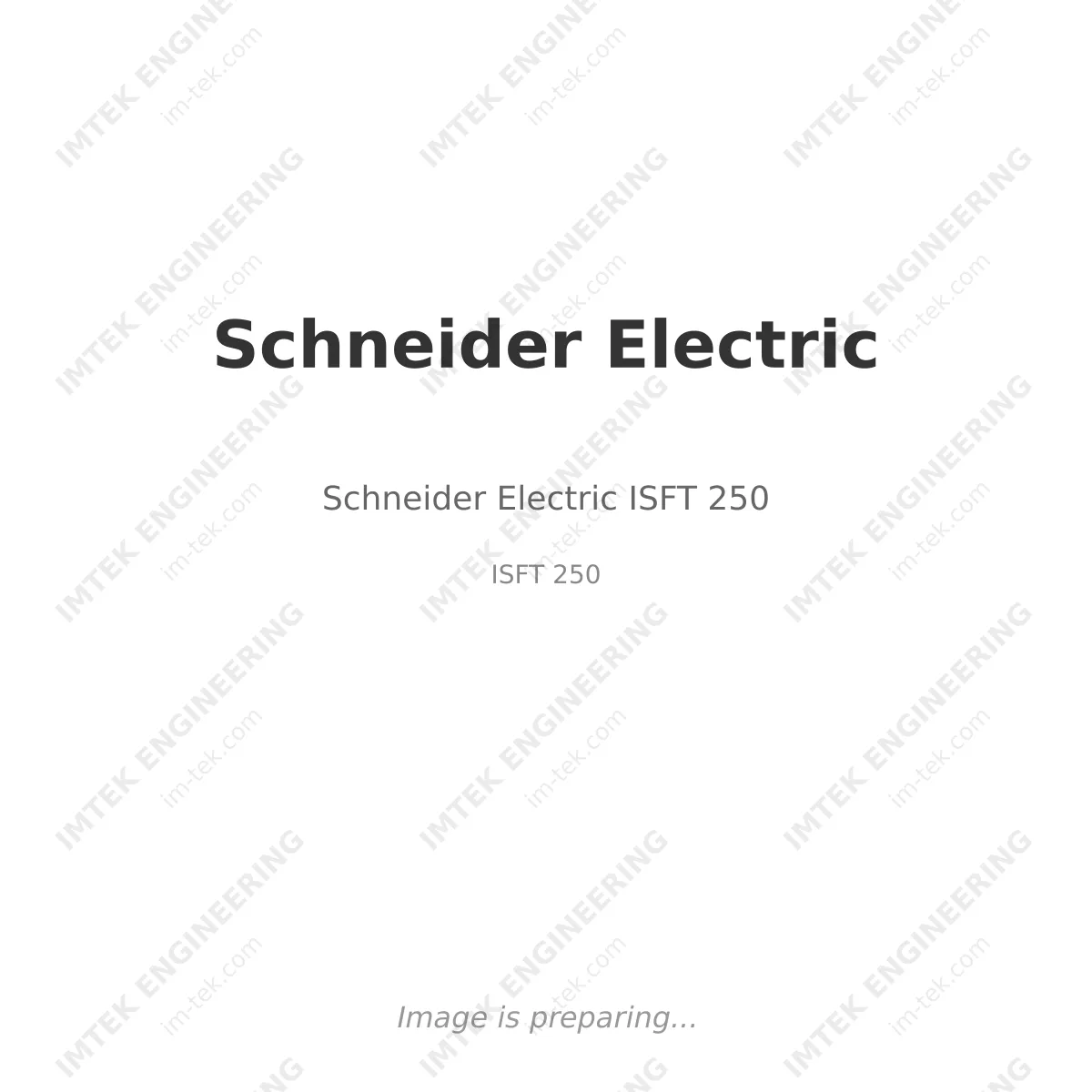 Schneider Electric Schneider Electric ISFT 250 - ISFT 250