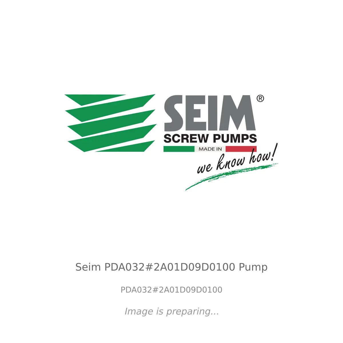 Seim Seim PDA032#2A01D09D0100 Pump - PDA032#2A01D09D0100
