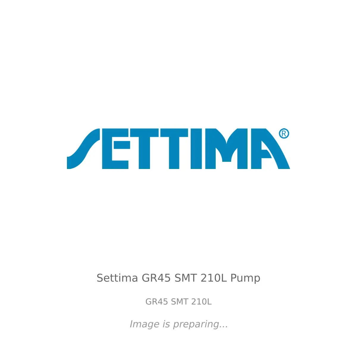 Settima Settima GR45 SMT 210L Pump - GR45 SMT 210L