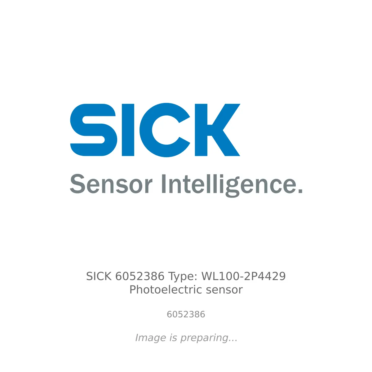 SICK SICK 6052386 Type: WL100-2P4429 Photoelectric sensor - 6052386