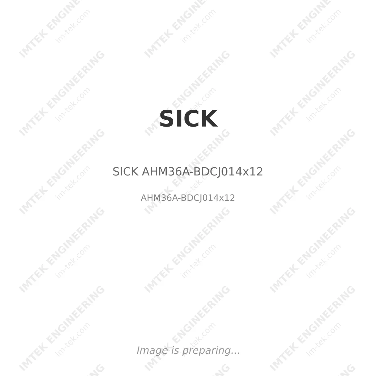 SICK SICK AHM36A-BDCJ014x12 - AHM36A-BDCJ014x12