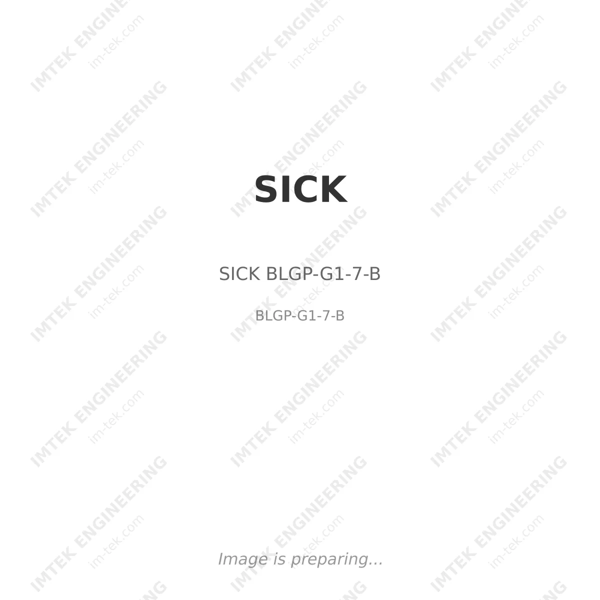 SICK SICK BLGP-G1-7-B - BLGP-G1-7-B