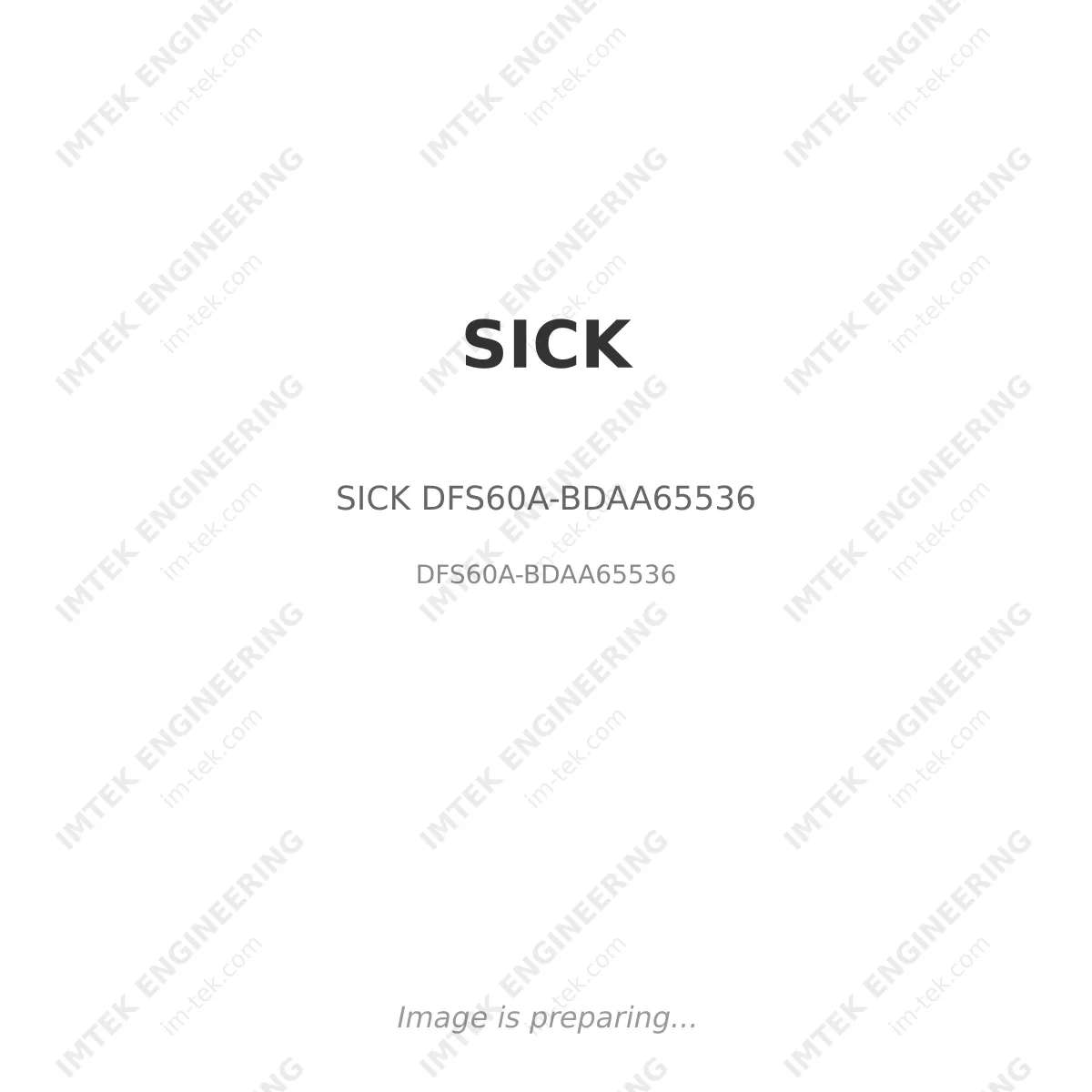 SICK SICK DFS60A-BDAA65536 - DFS60A-BDAA65536