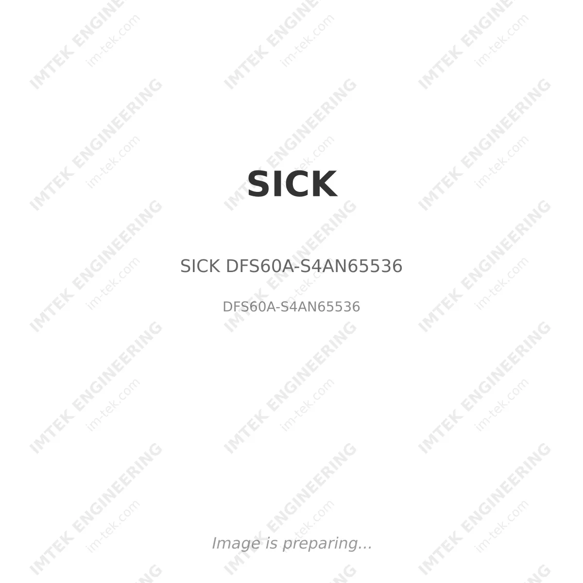 SICK SICK DFS60A-S4AN65536 - DFS60A-S4AN65536