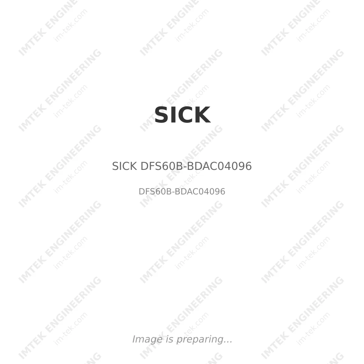 SICK SICK DFS60B-BDAC04096 - DFS60B-BDAC04096