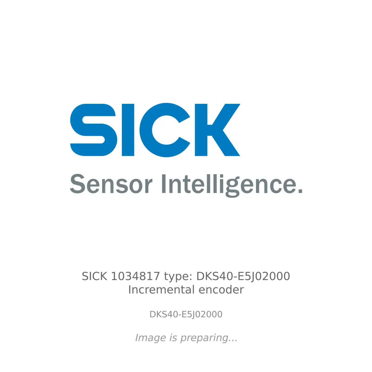 SICK SICK 1034817 type: DKS40-E5J02000 Incremental encoder - DKS40-E5J02000