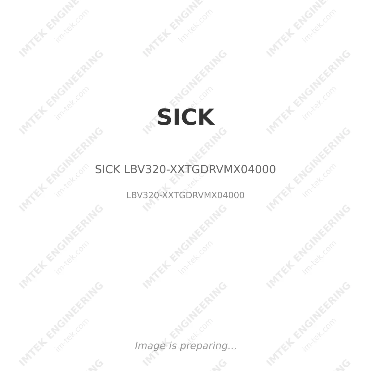 SICK SICK LBV320-XXTGDRVMX04000 - LBV320-XXTGDRVMX04000