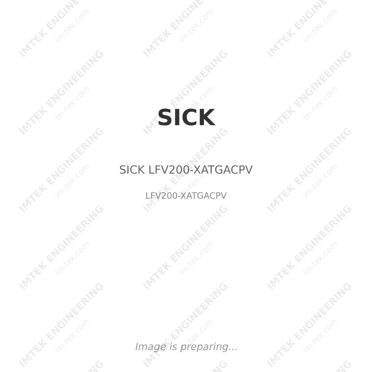 SICK SICK LFV200-XATGACPV - LFV200-XATGACPV
