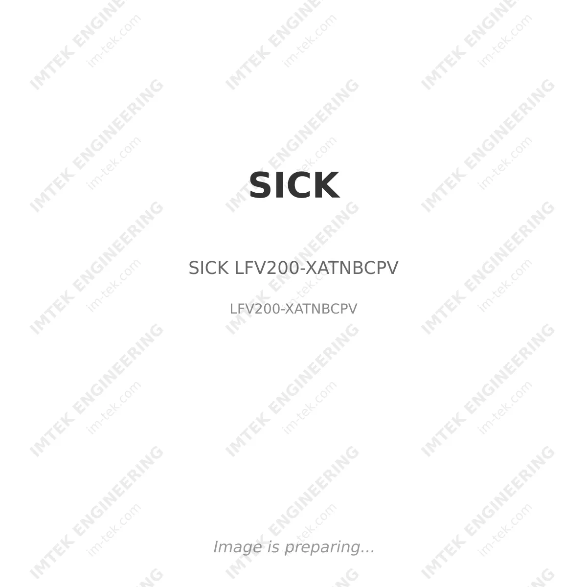 SICK SICK LFV200-XATNBCPV - LFV200-XATNBCPV