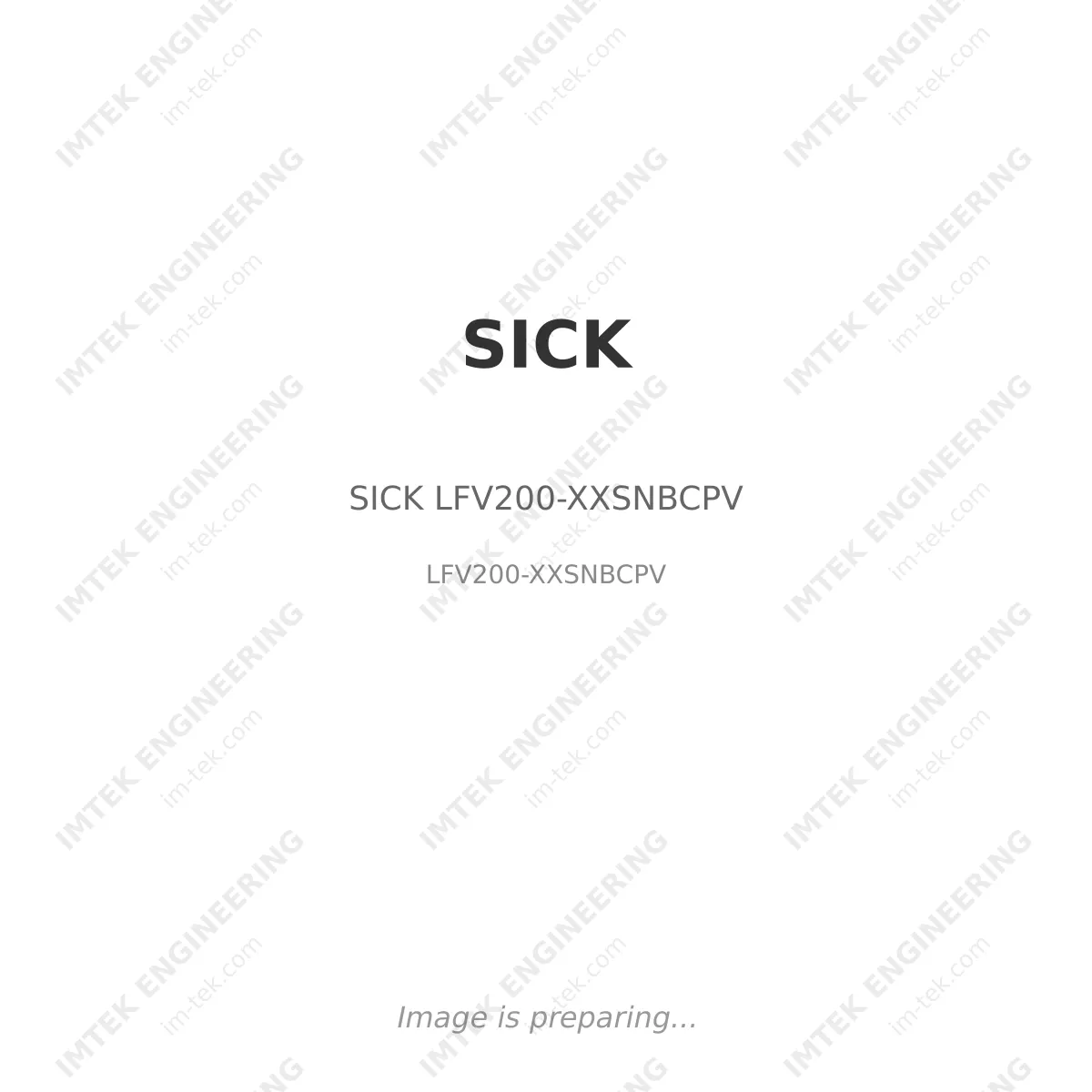 SICK SICK LFV200-XXSNBCPV - LFV200-XXSNBCPV