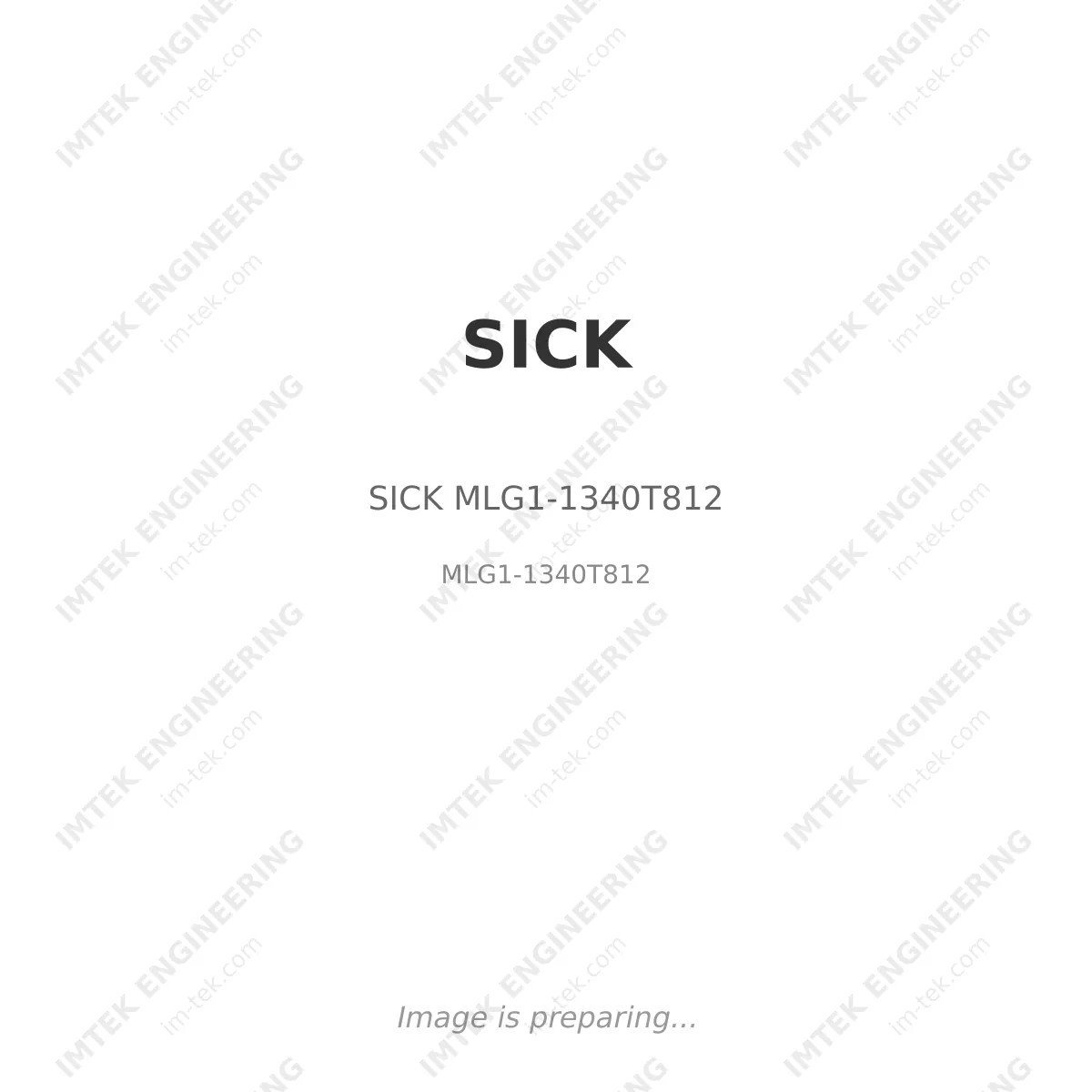 SICK SICK MLG1-1340T812 - MLG1-1340T812