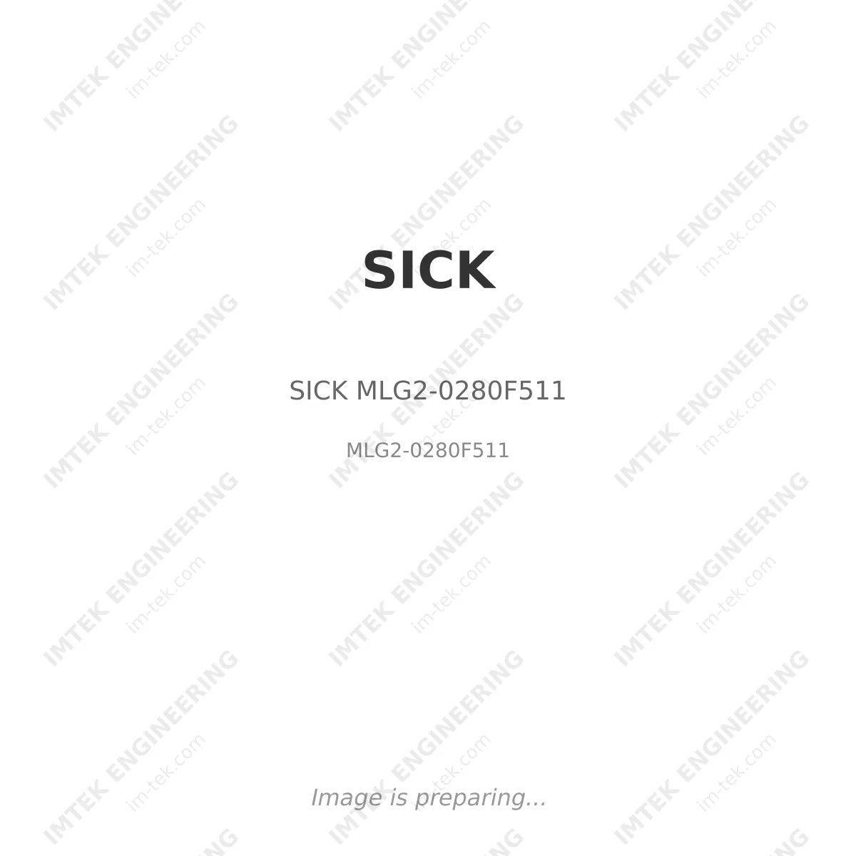 SICK SICK MLG2-0280F511 - MLG2-0280F511