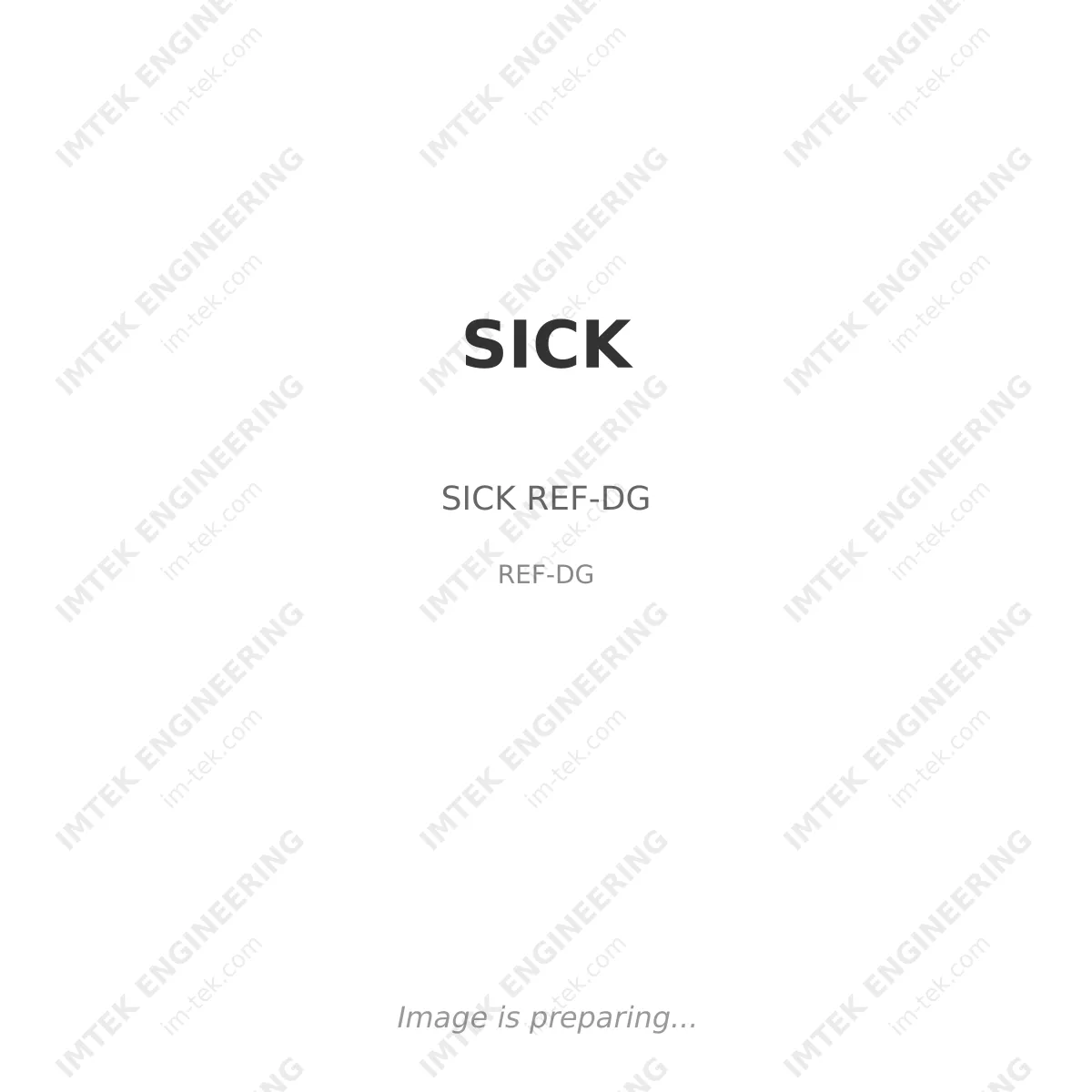 SICK - SICK REF-DG SICK SICK REF-DG - REF-DG