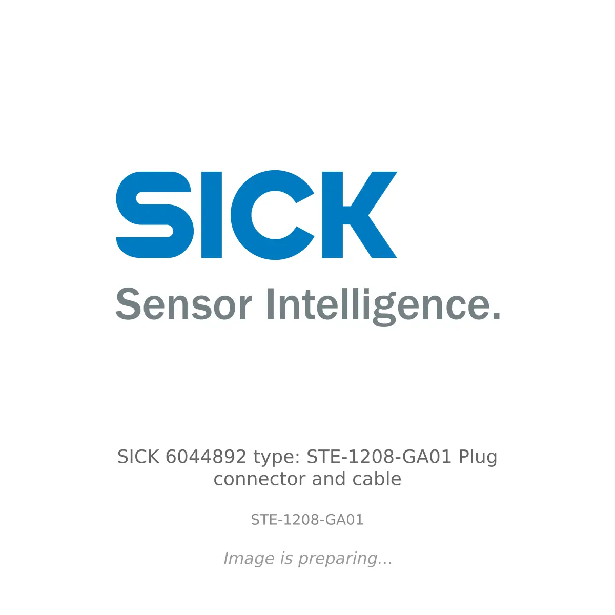 SICK SICK 6044892 type: STE-1208-GA01 Plug connector and cable - STE-1208-GA01