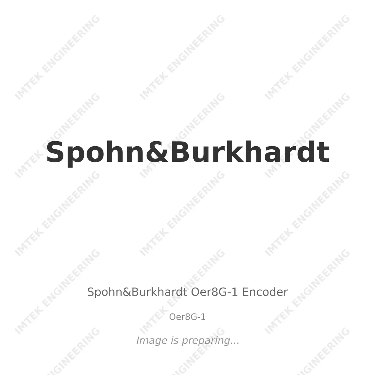 Spohn&Burkhardt Spohn&Burkhardt Oer8G-1 Encoder - Oer8G-1