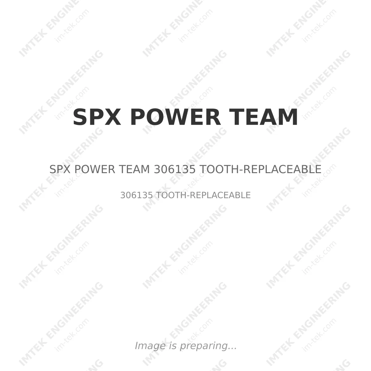 SPX POWER TEAM SPX POWER TEAM 306135 TOOTH-REPLACEABLE - 306135 TOOTH-REPLACEABLE