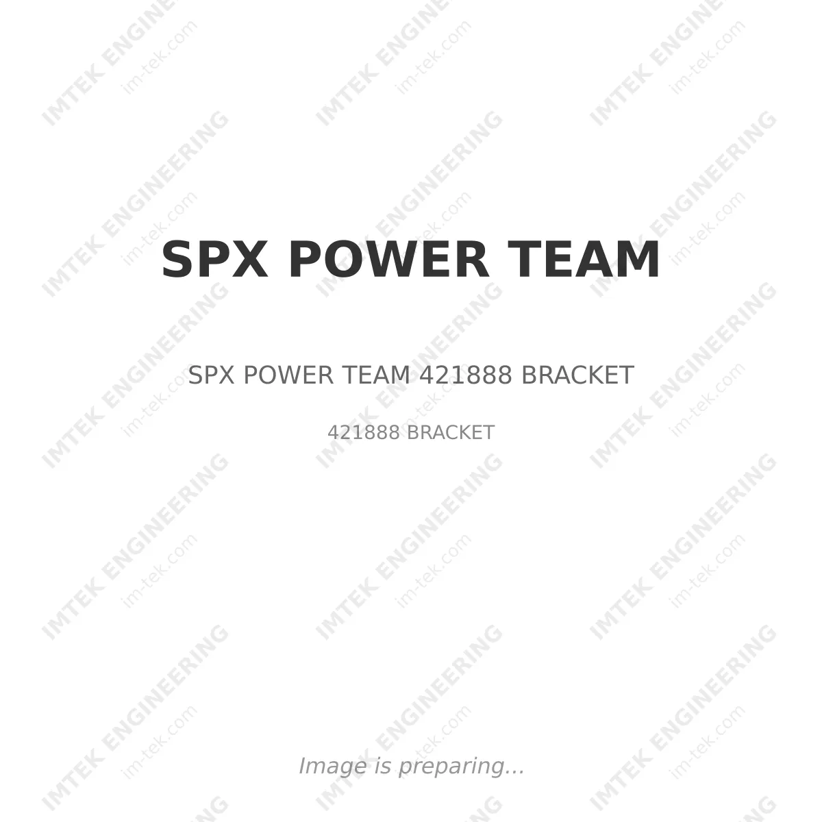 SPX POWER TEAM SPX POWER TEAM 421888 BRACKET - 421888 BRACKET