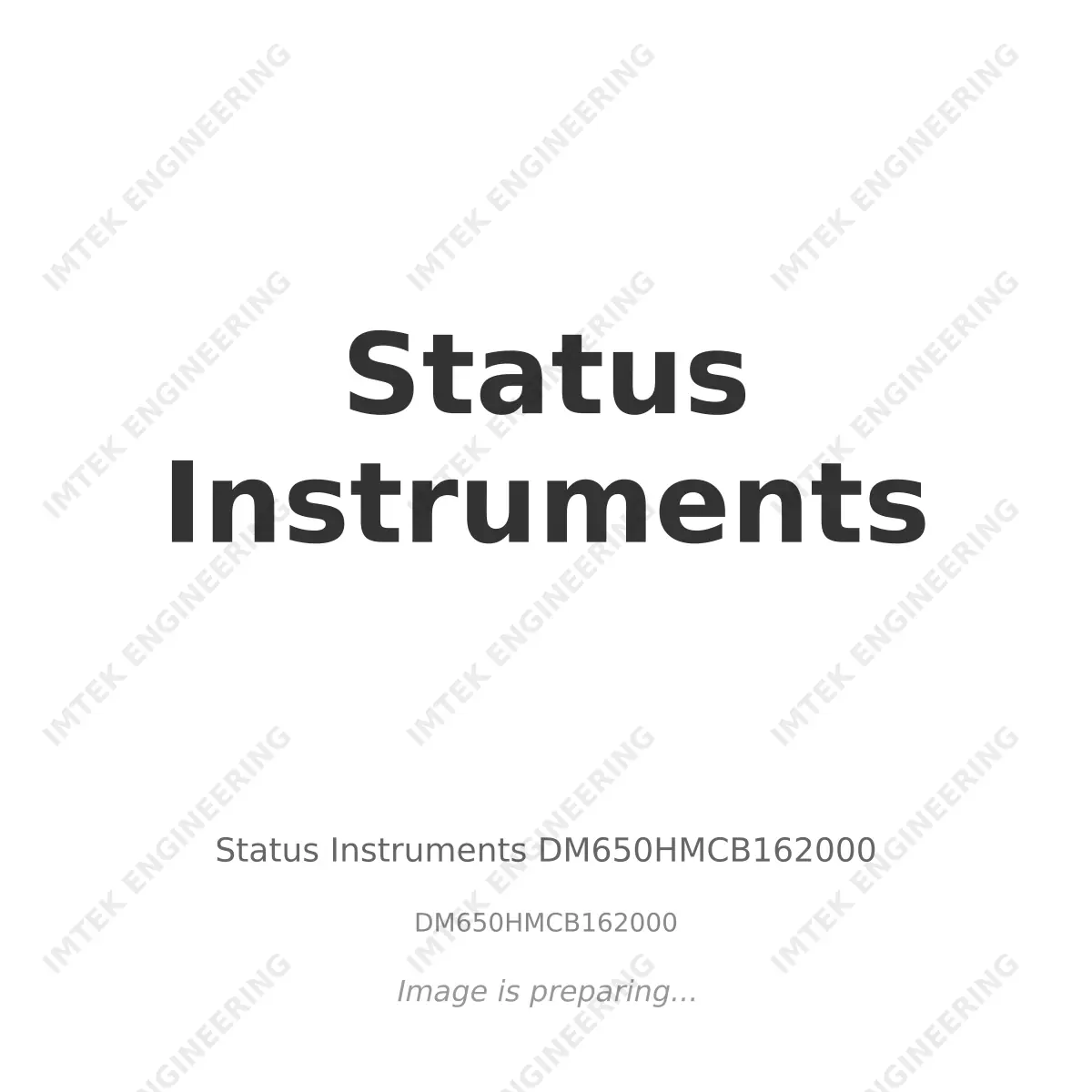 Status Instruments Status Instruments DM650HMCB162000 - DM650HMCB162000