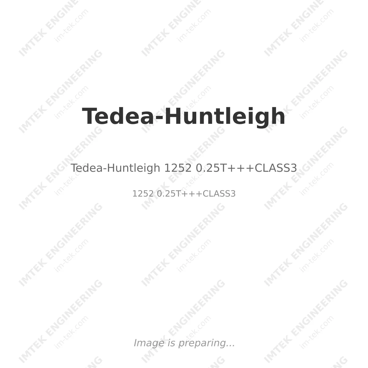 Tedea-Huntleigh Tedea-Huntleigh 1252 0.25T+++CLASS3 - 1252  0.25T+++CLASS3