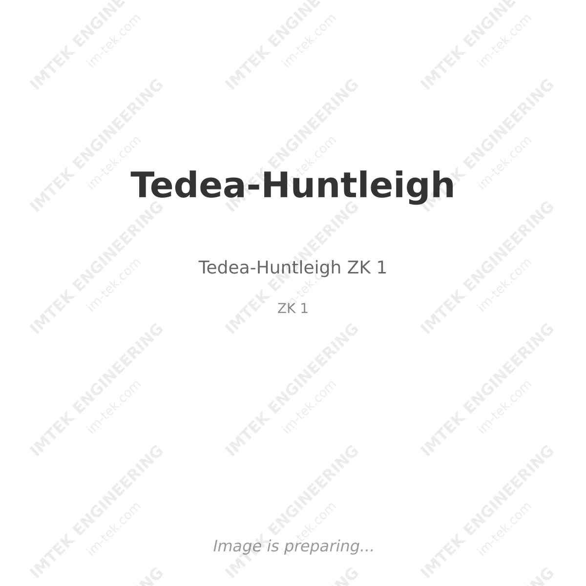 Tedea-Huntleigh Tedea-Huntleigh ZK 1 - ZK 1