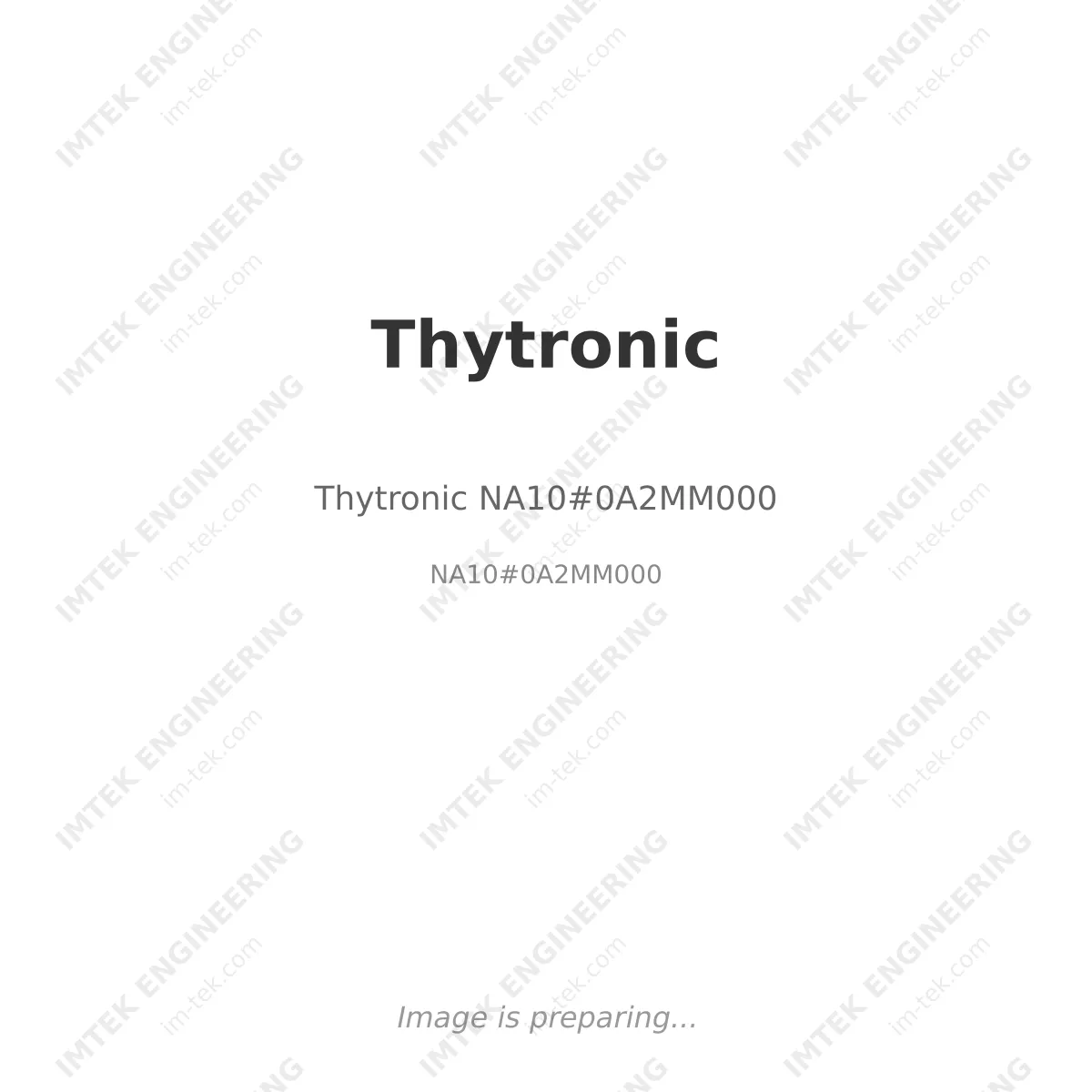 Thytronic Thytronic NA10#0A2MM000 - NA10#0A2MM000