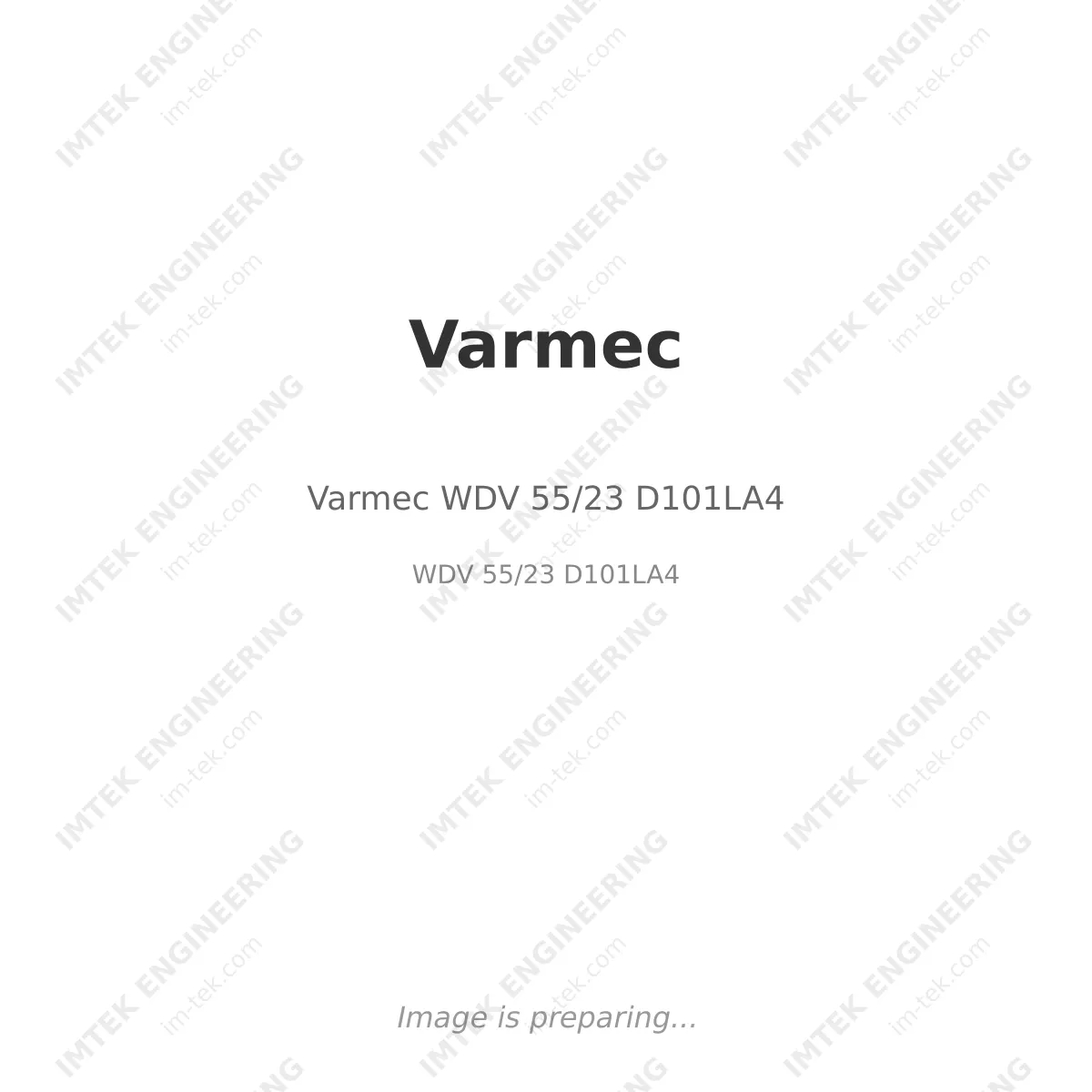 Varmec Varmec WDV 55/23 D101LA4 - WDV 55/23 D101LA4