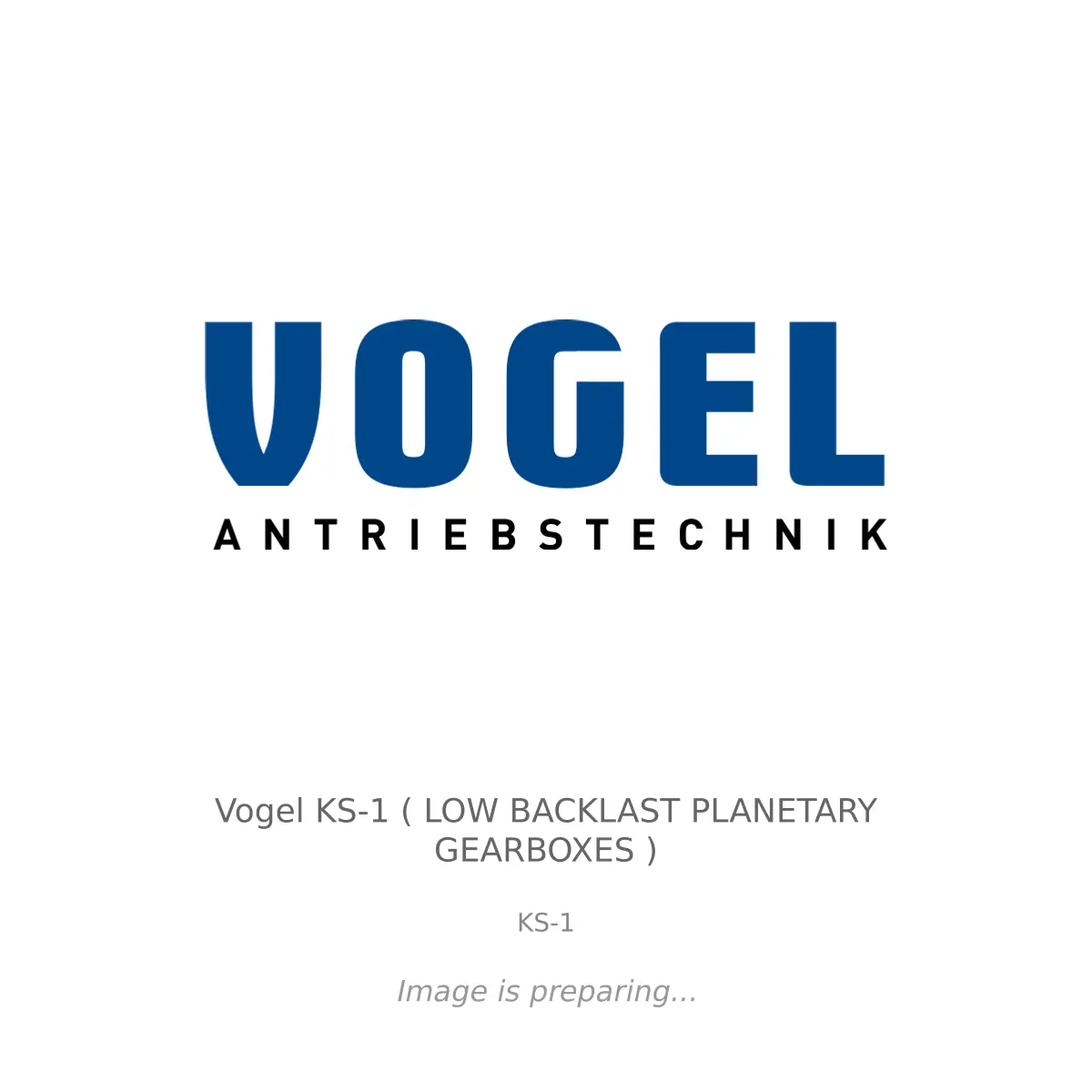 Vogel Vogel KS-1 ( LOW BACKLAST PLANETARY GEARBOXES ) - KS-1