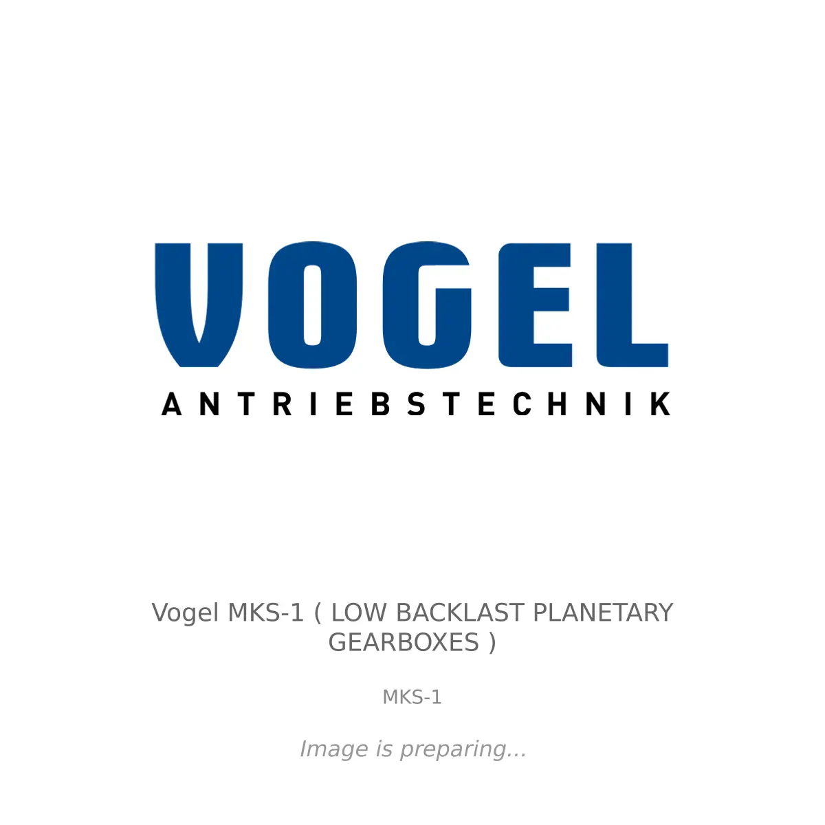 Vogel Vogel MKS-1 ( LOW BACKLAST PLANETARY GEARBOXES ) - MKS-1