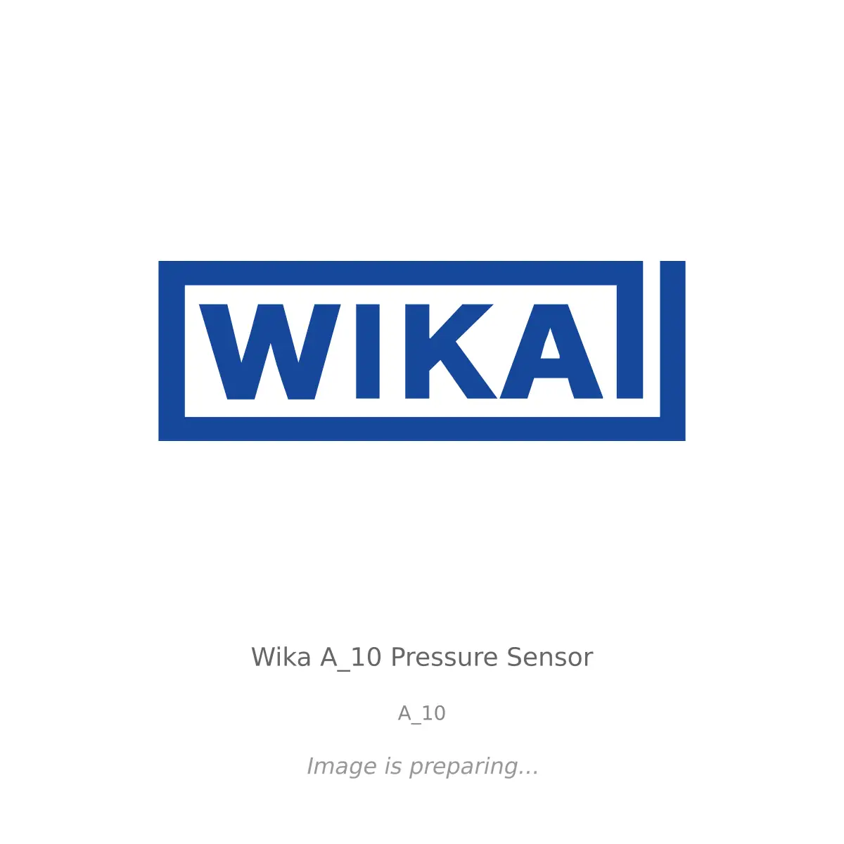 Wika Wika A_10 Pressure Sensor - A_10