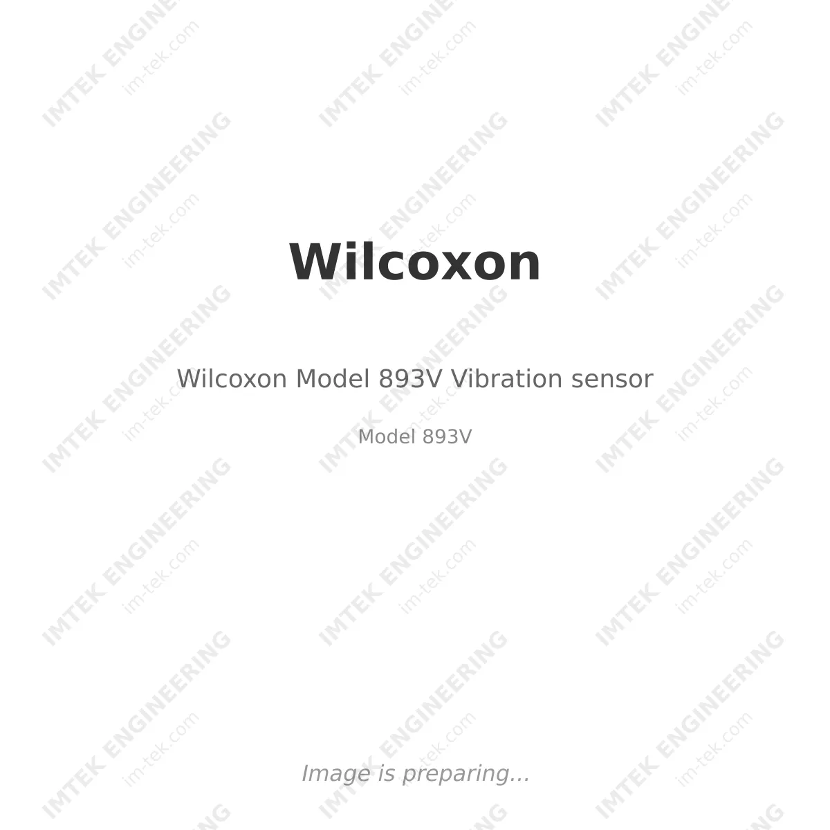 Wilcoxon Wilcoxon Model 893V Vibration sensor - Model 893V