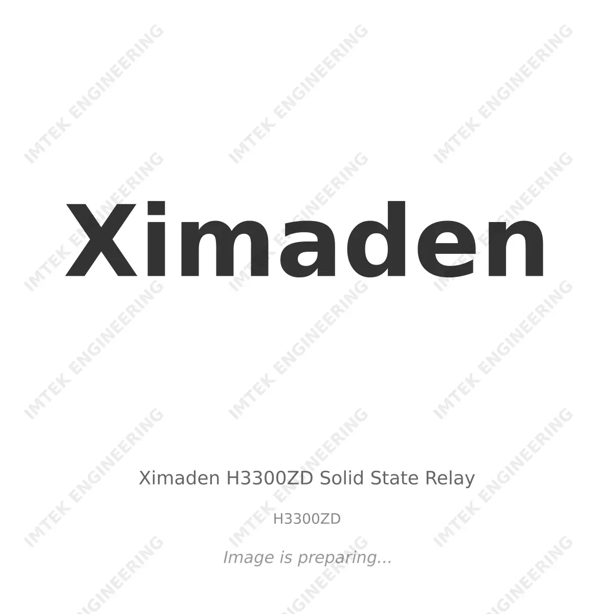 Ximaden Ximaden H3300ZD Solid State Relay - H3300ZD