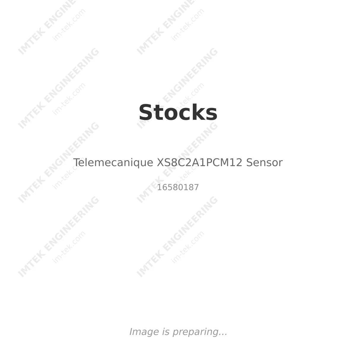 Stocks Telemecanique XS8C2A1PCM12 Sensor - 16580187