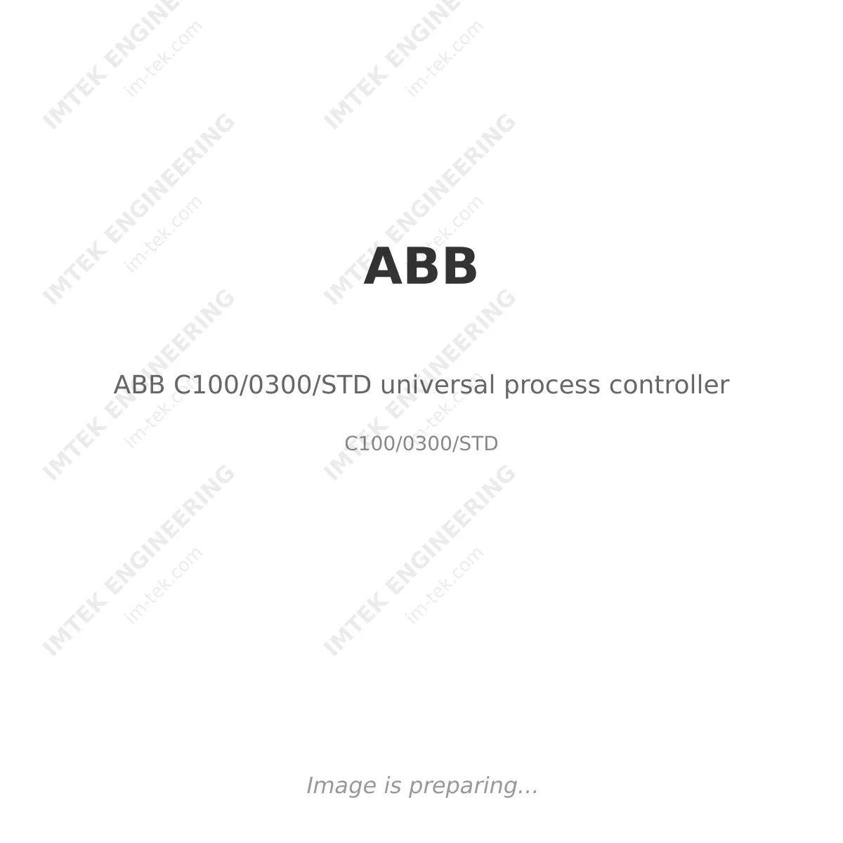 ABB ABB C100/0300/STD universal process controller - C100/0300/STD
