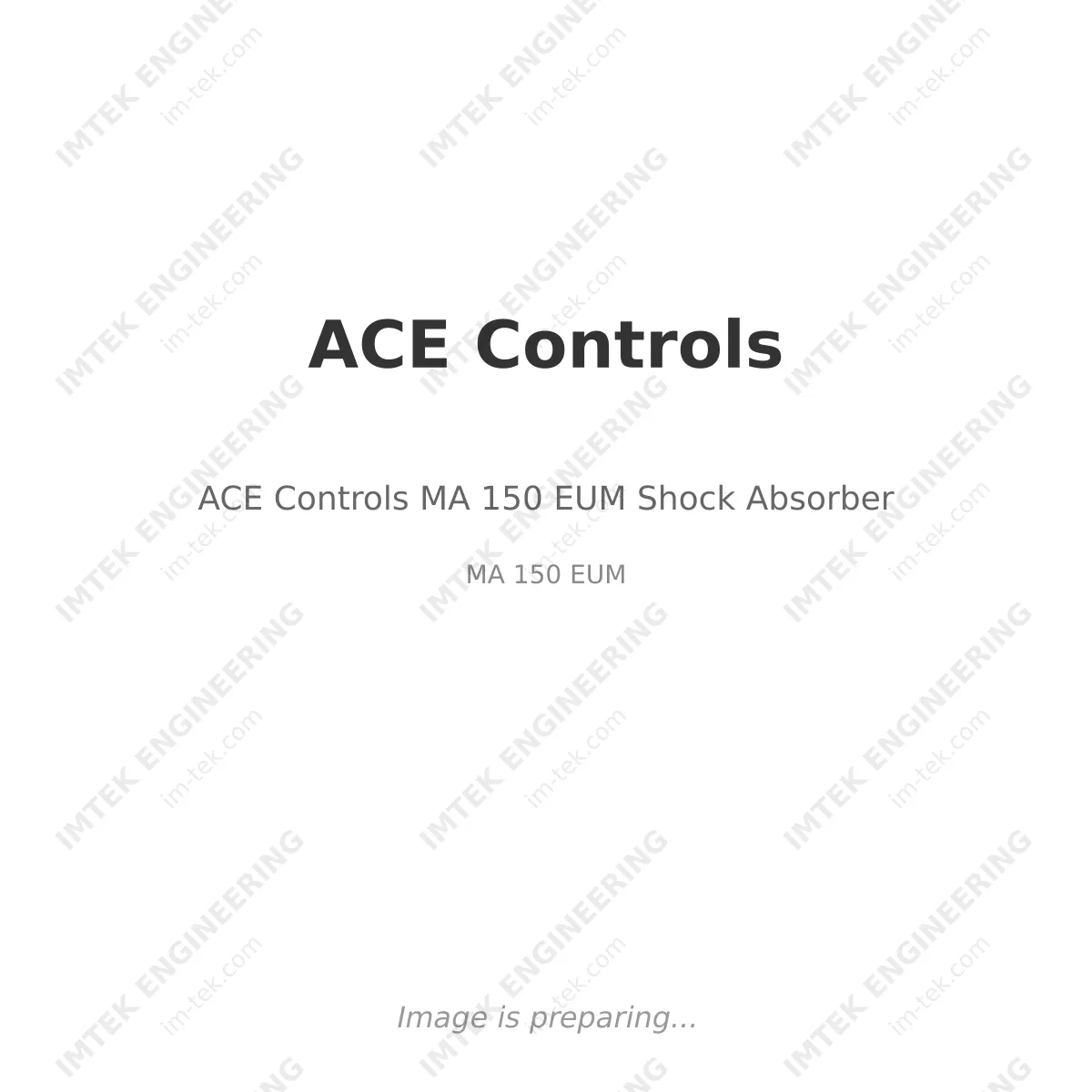 ACE Controls ACE Controls MA 150 EUM Shock Absorber - MA 150 EUM
